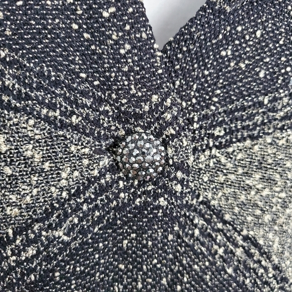 Ming Wang Black and Gold Blazer Coat - Picture 3 of 5